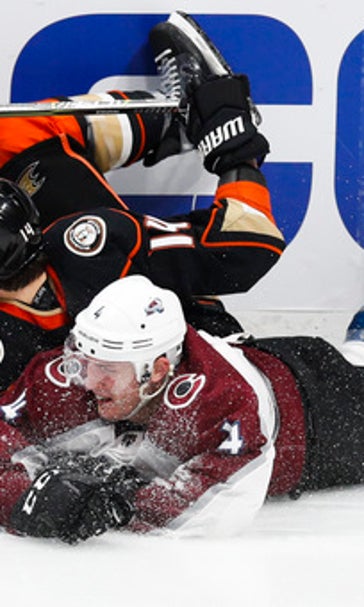 Ducks help playoff chances, beat Avalanche 4-3 in OT
